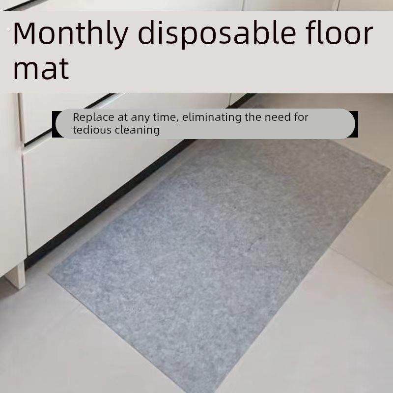 家用厨房一次性地垫防脏免洗吸水吸油防滑卫生间入户门口可拼接