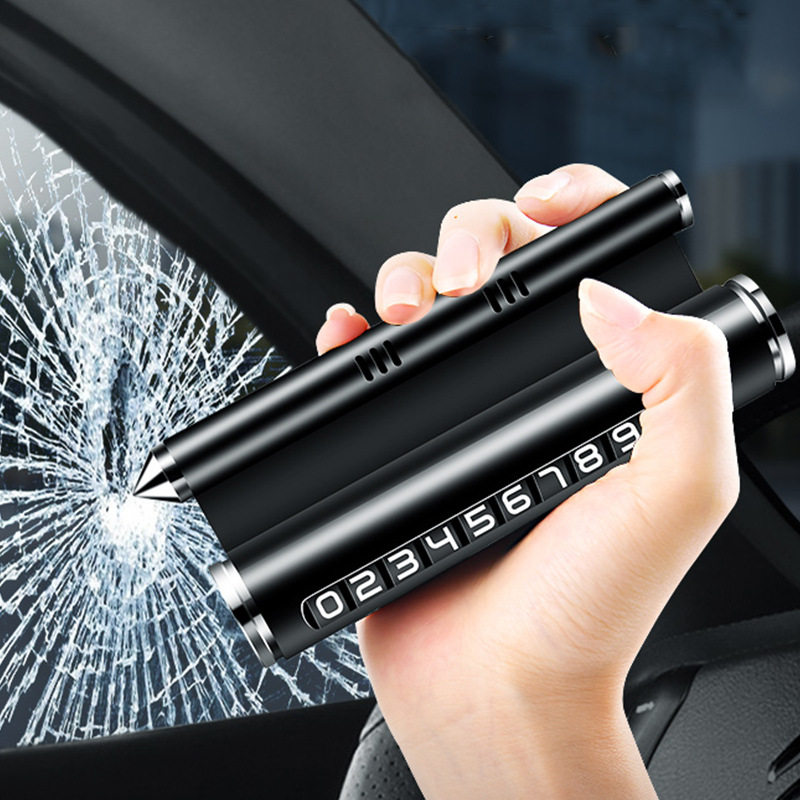 多功能临时停车号码牌挪车电话汽车安全锤车载香薰手机架创意金属,汽车用品/电子/清洗/改装,停车号码牌,淘宝优惠券,粉丝福利购,淘宝优惠卷