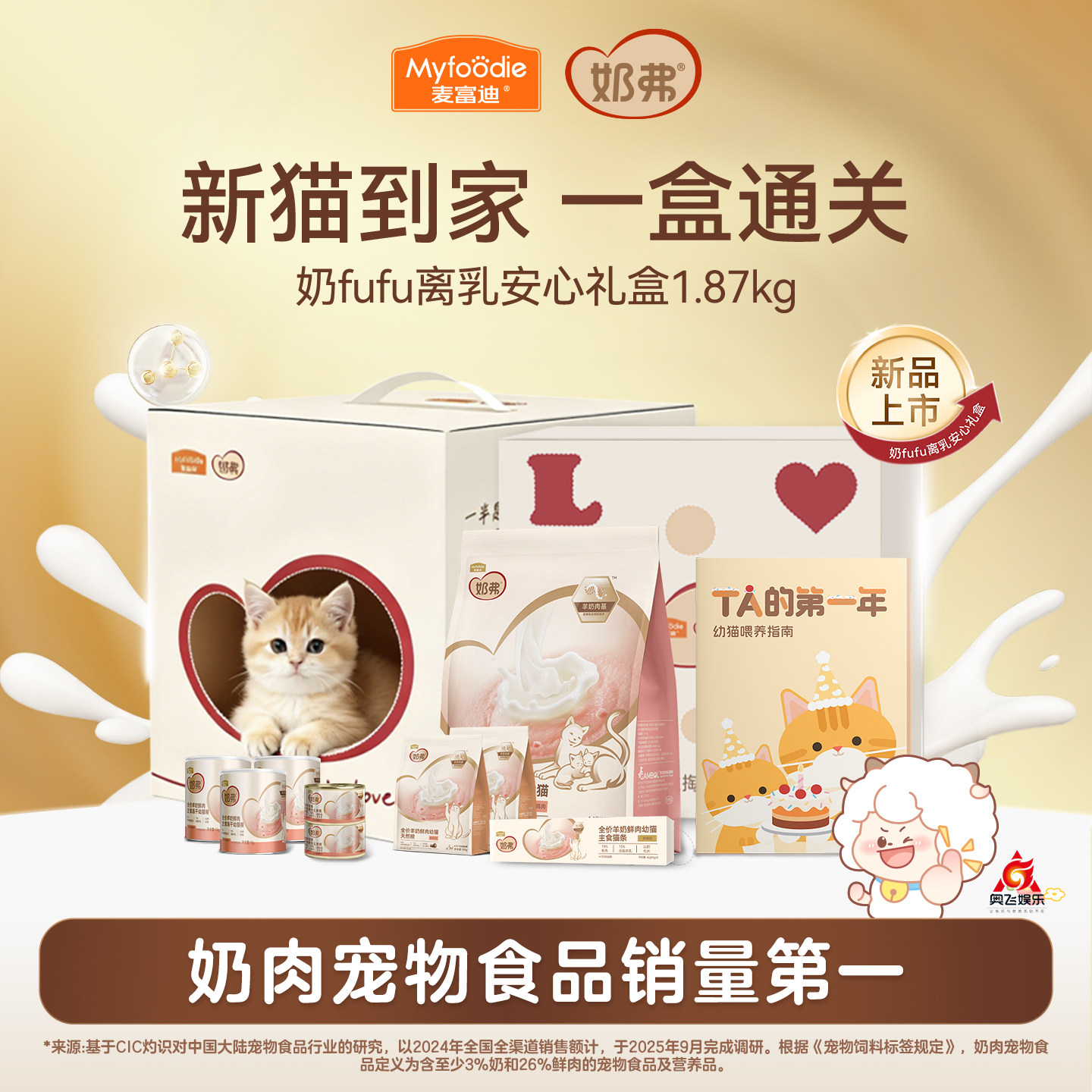 【超值礼盒】喂养小奶猫专用款