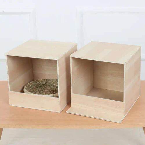 鸽子窝巢箱室内外可挂实木制鸟窝配对繁殖孵化孵蛋草窝鸽具宠物窝