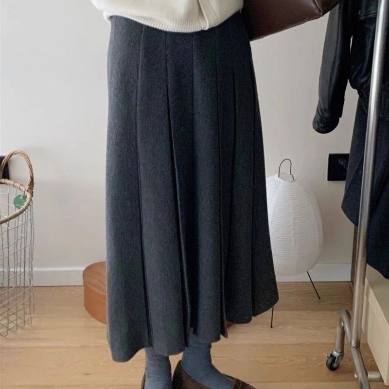 南瓜籽女装定制大码胖妹妹mm春夏高腰宽松显瘦半身中长西装百褶裙,女装/女士精品,大码半身裙,淘宝优惠券,粉丝福利购,淘宝优惠卷