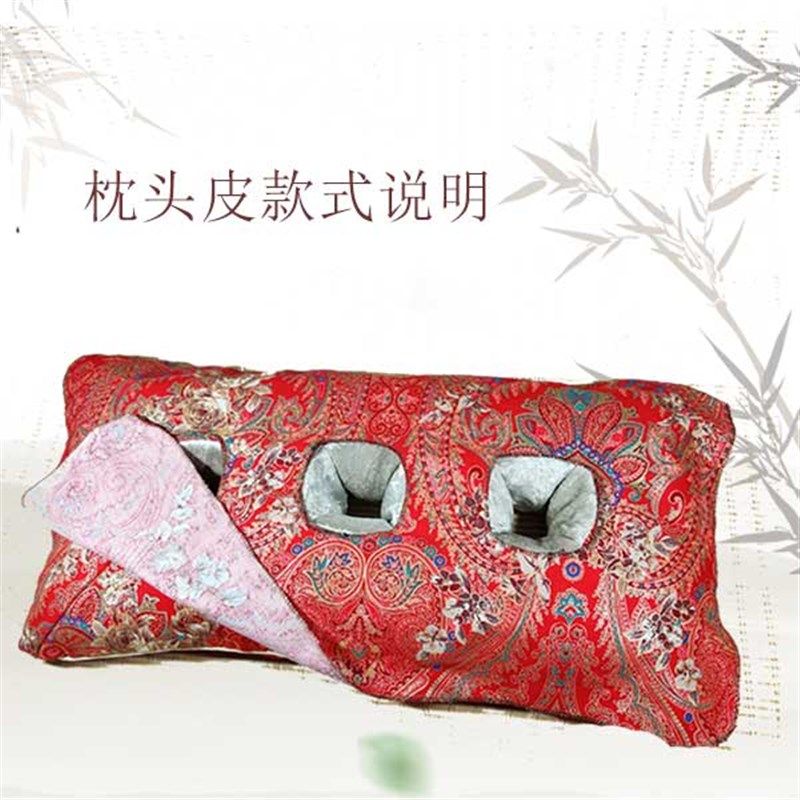 山西平遥三孔护耳玲珑枕母亲礼物荞麦皮助眠保健护颈不压耳朵枕头,床上用品,功能枕/保健枕/养生枕,淘宝优惠券,粉丝福利购,淘宝优惠卷