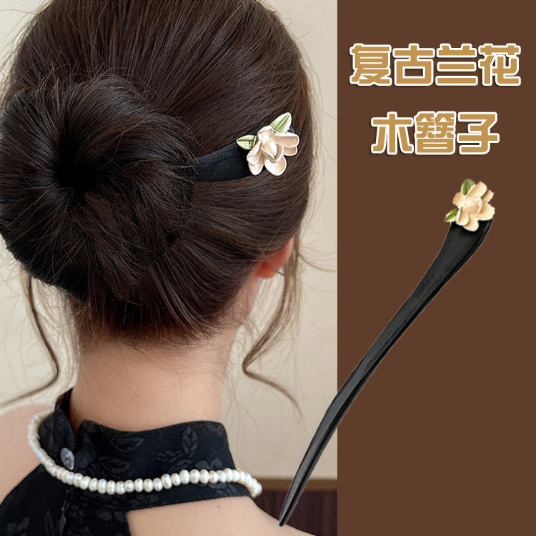 发簪新中式女高级感古风盘发器木质国风珍珠流苏步摇钗子发钗簪子,家庭/个人清洁工具,盘发器,淘宝优惠券,粉丝福利购,淘宝优惠卷