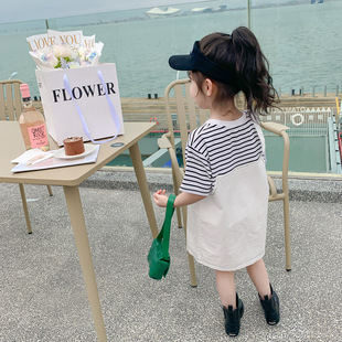 女童夏装连衣裙2023新款洋气女孩公主裙夏季儿童装裙子夏天背带裙