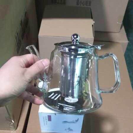 电磁炉用茶壶煮茶泡茶壶1200毫升大容量茶壶高硼硅玻璃生产