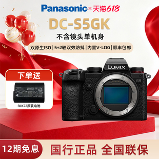 Panasonic/松下 DC-S5GK 全画幅无反微型单电4K数码相机 S5/S5K