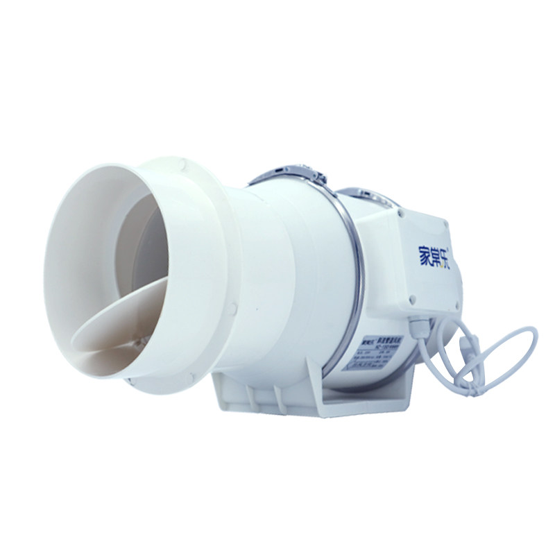 管道风机厨房抽油烟专用止逆阀卫生间防串味强力增压家用排风扇
