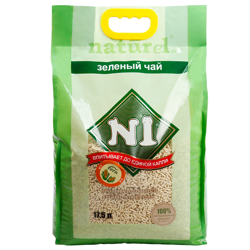 澳大利亚 N1猫砂豆腐玉米绿茶水蜜桃活性炭植物猫砂除臭17.5磅