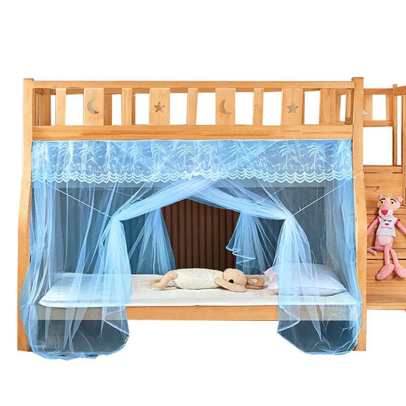 子母床蚊帐下铺家用1.2米梯形高低床1.35米上下铺1米5上下床蚊帐,床上用品,蚊帐,淘宝优惠券,粉丝福利购,淘宝优惠卷