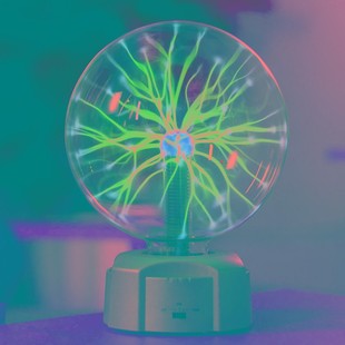 8寸静电球触摸感应离子球魔法球辉光球闪电球离子玻璃创意电流灯