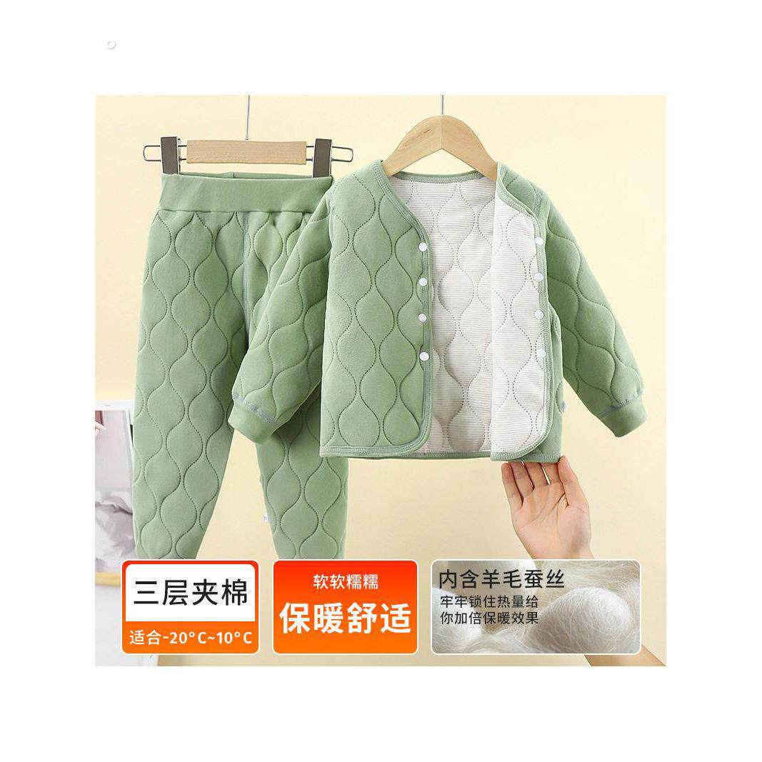 儿童内胆棉衣男童女童冬装内穿棉服中大童校服神器蚕丝保暖小棉袄