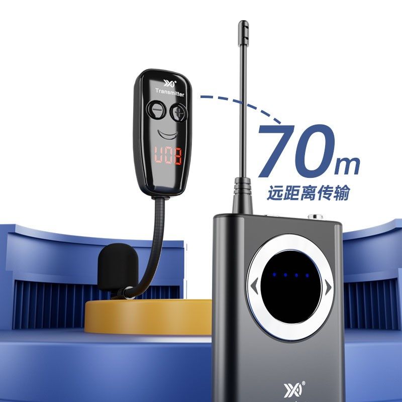 一拖四无线麦克风头戴式舞台演出蓝牙音响功放扩音话筒专业耳麦