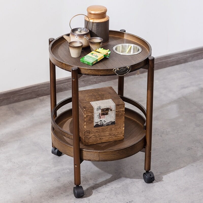 麻将茶几棋牌室茶水架麻将机边几置物架打牌茶杯架麻将桌旁小茶几