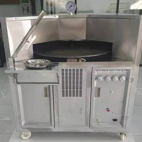 商用转炉烧饼机红外线不锈钢全自动旋转烤饼周村河南吊炉烧饼