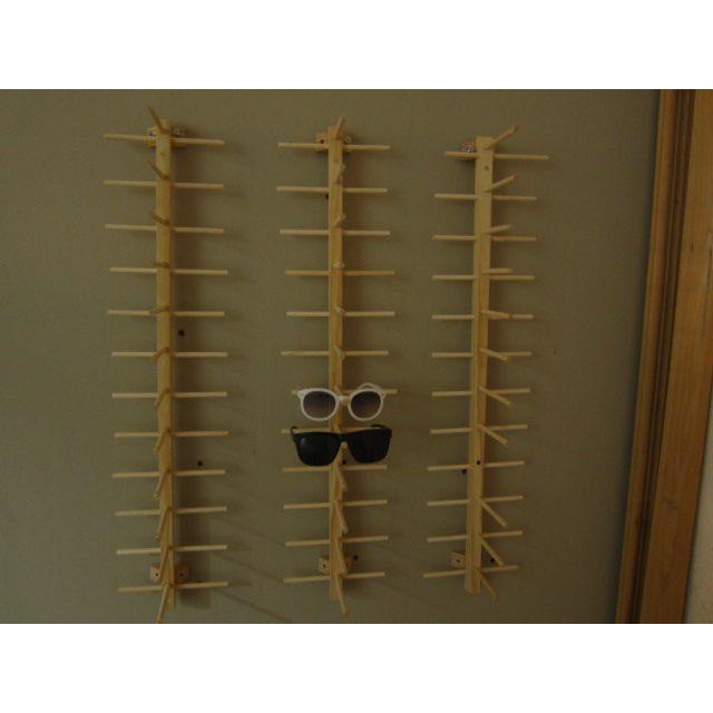 墙实木眼镜展示架太阳镜展示道具墙挂实木眼镜展示架厂家直销