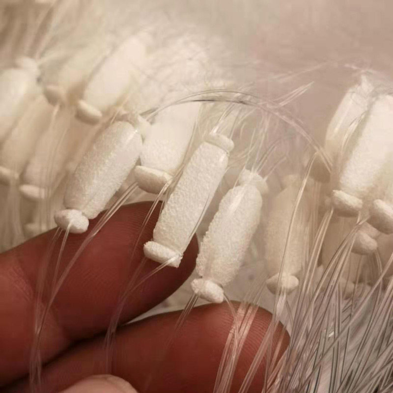 三层渔网小套柔韧丝沉网 捕鱼粘网白胶丝粘网 鲫鱼网水库鱼网挂网