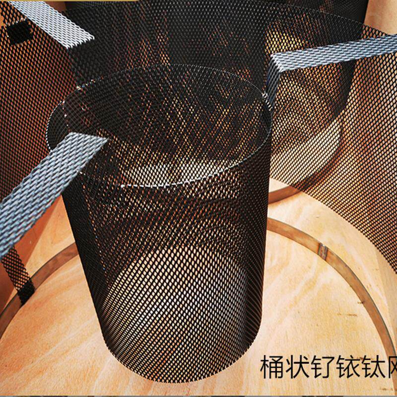 电镀钌铱钛网板钛篮钛挂具网实验钛板铂金网钛电极电解污水电解槽