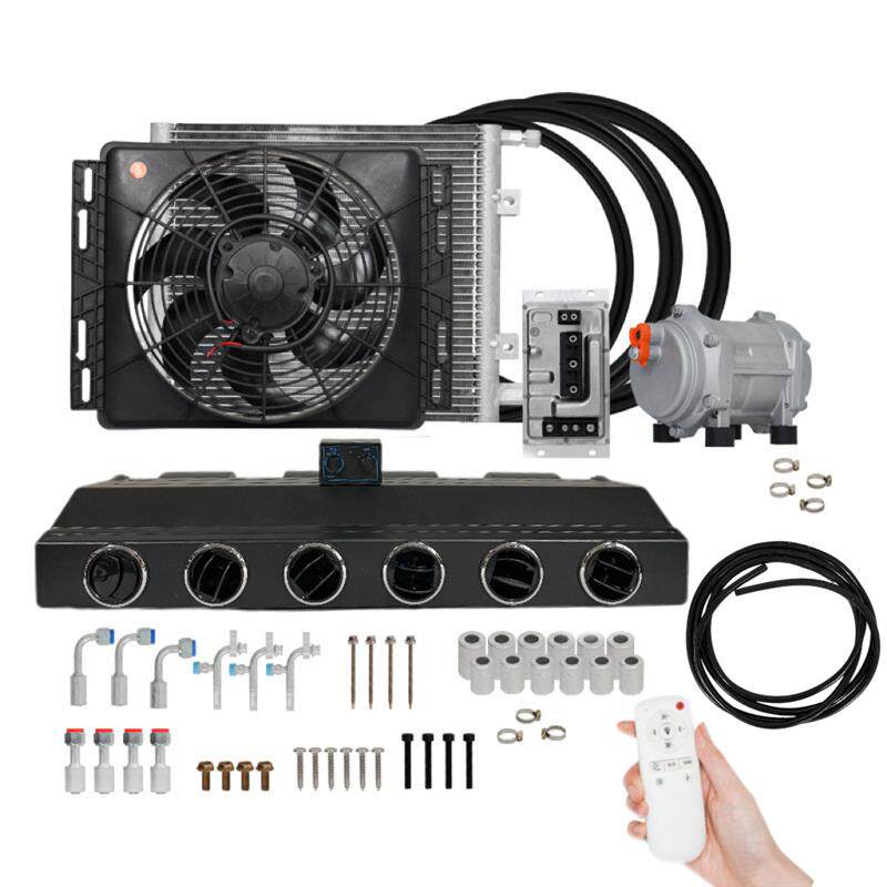 依维柯专用隐藏式驻车空调12V24V大通V80房车车载制冷变频电空调