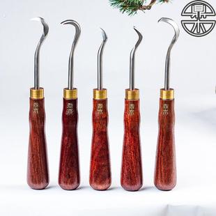 舍利工具丝雕舍利杆盆景制作工具拉丝刀舍利干造型刮皮水线雕刻柏