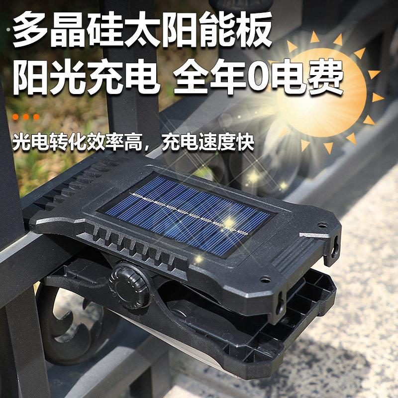 【免打孔】夹子灯庭院感应灯常亮灯户外超亮农村照明灯