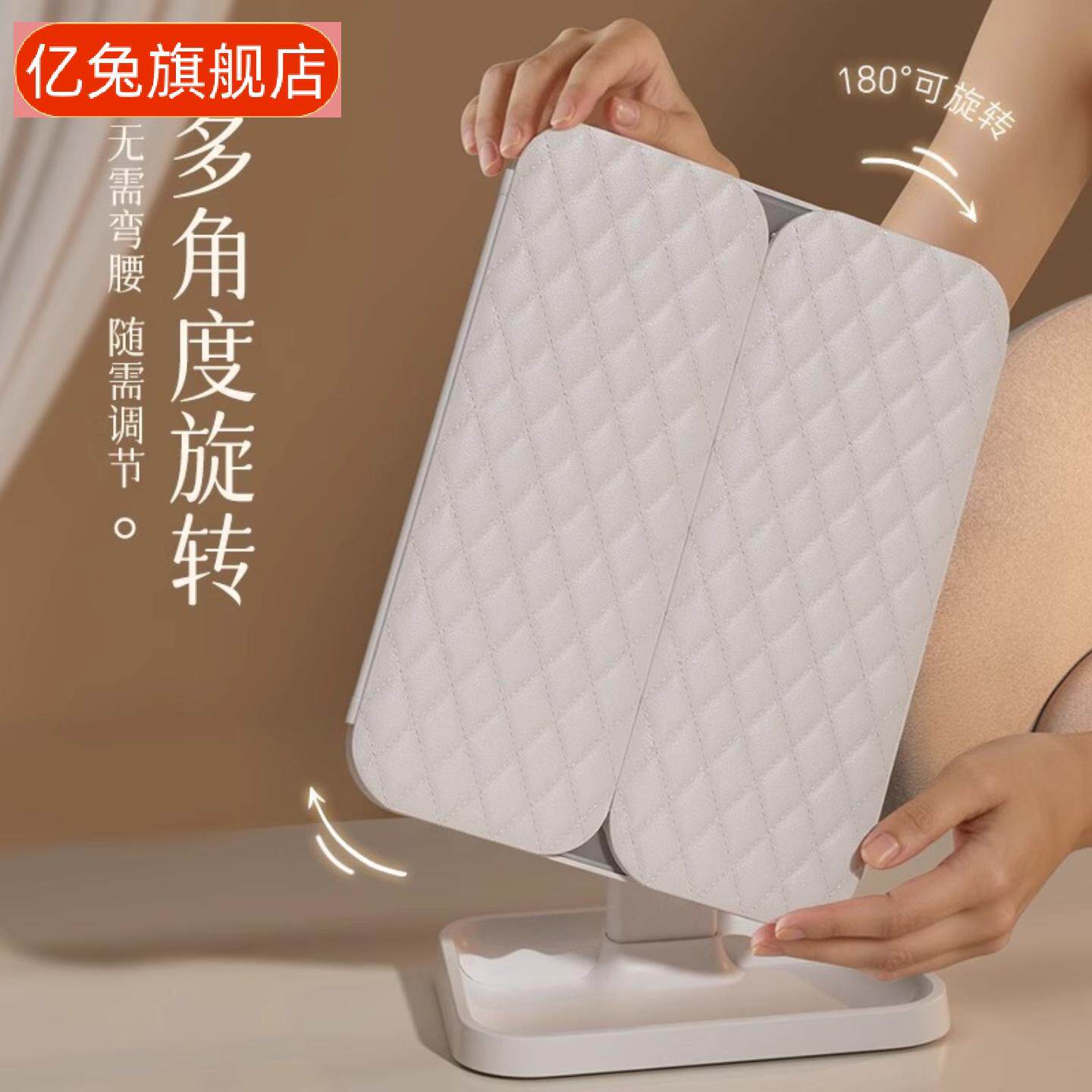 镜子化妆镜带灯桌面学生宿舍台式家用可立折叠梳妆美妆高清镜