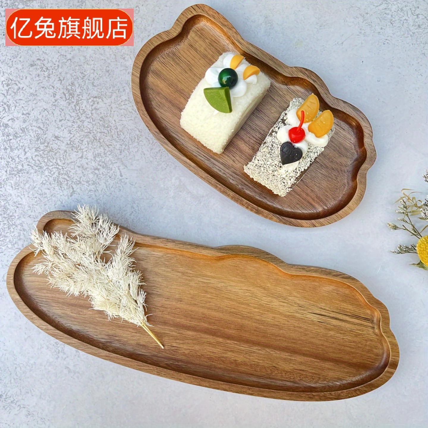 相思木云朵造型茶盘餐盘甜品蛋糕
