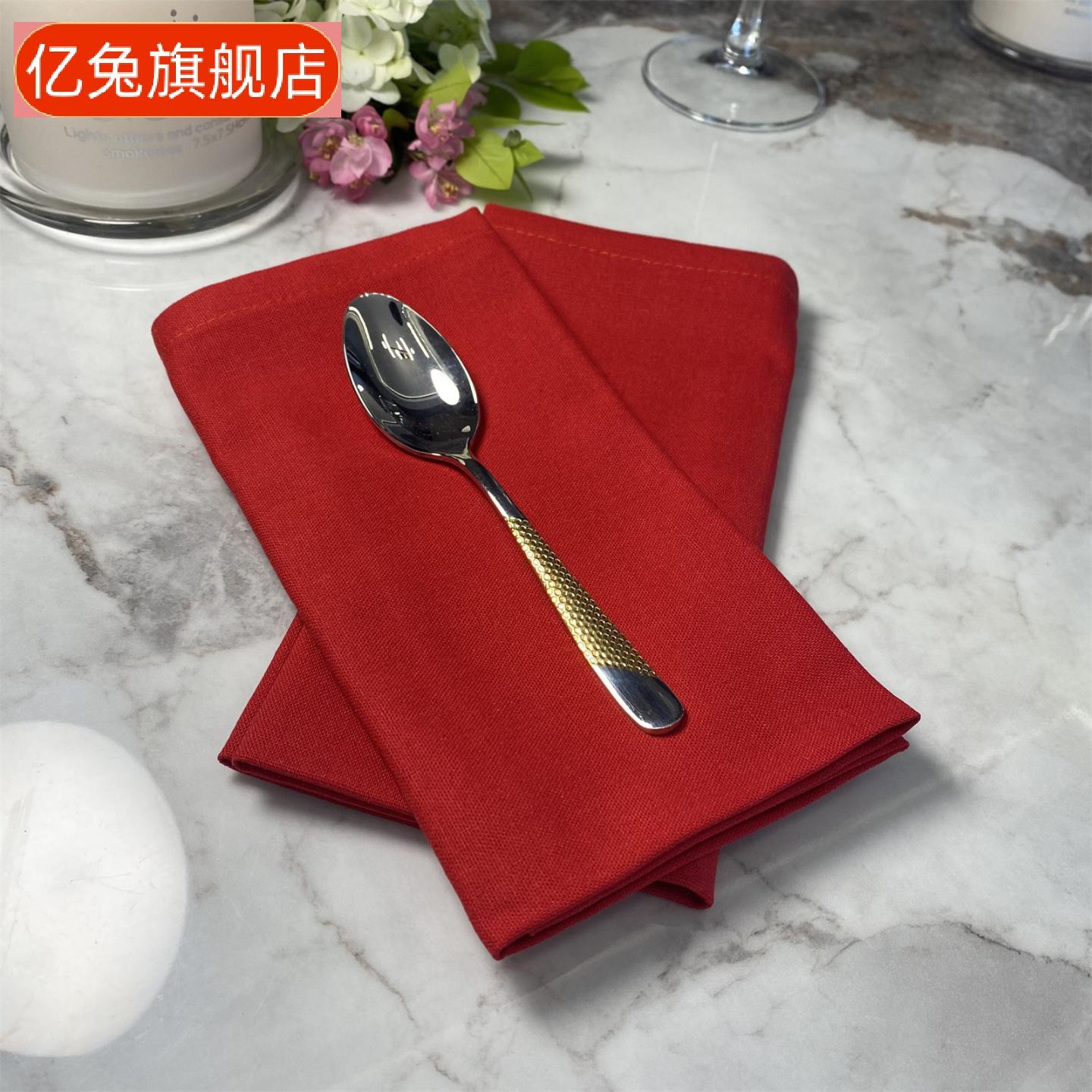 餐布酒店婚礼情人节派对专用棉