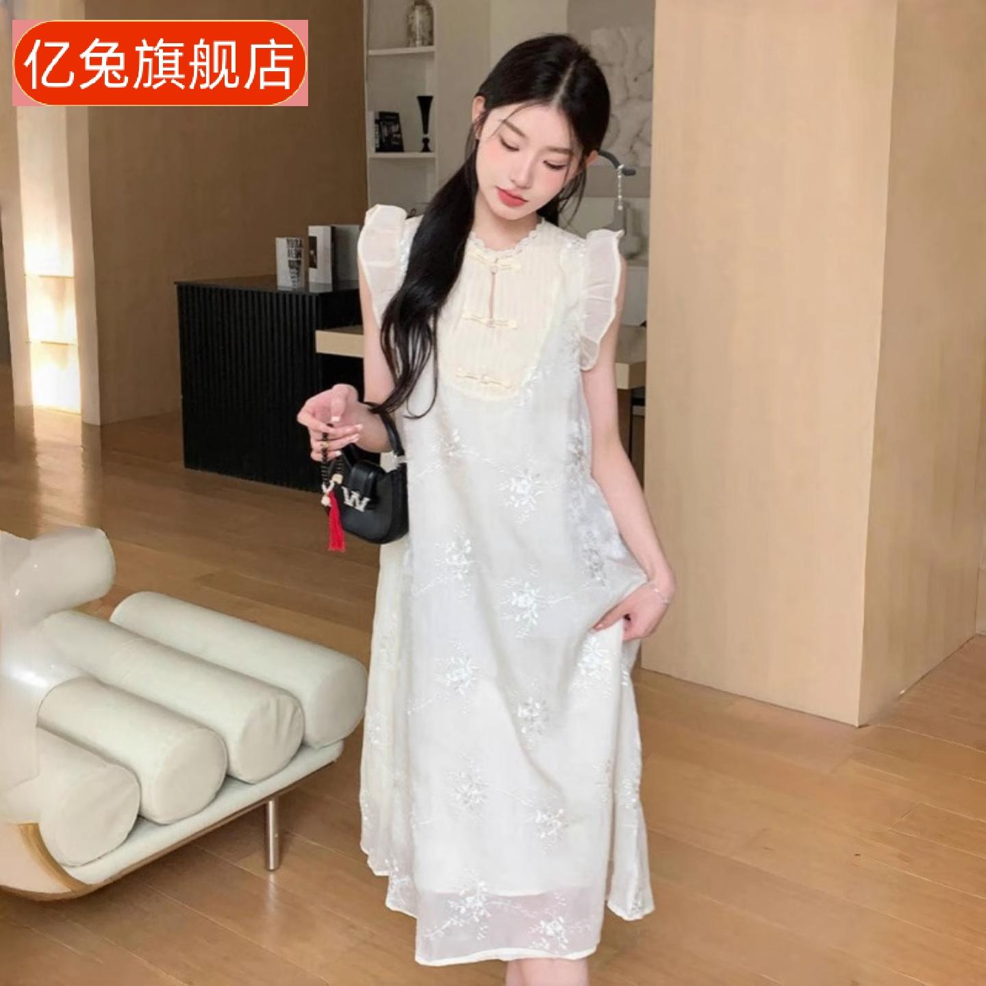 孕妇夏季新款时尚宽松刺绣甜美