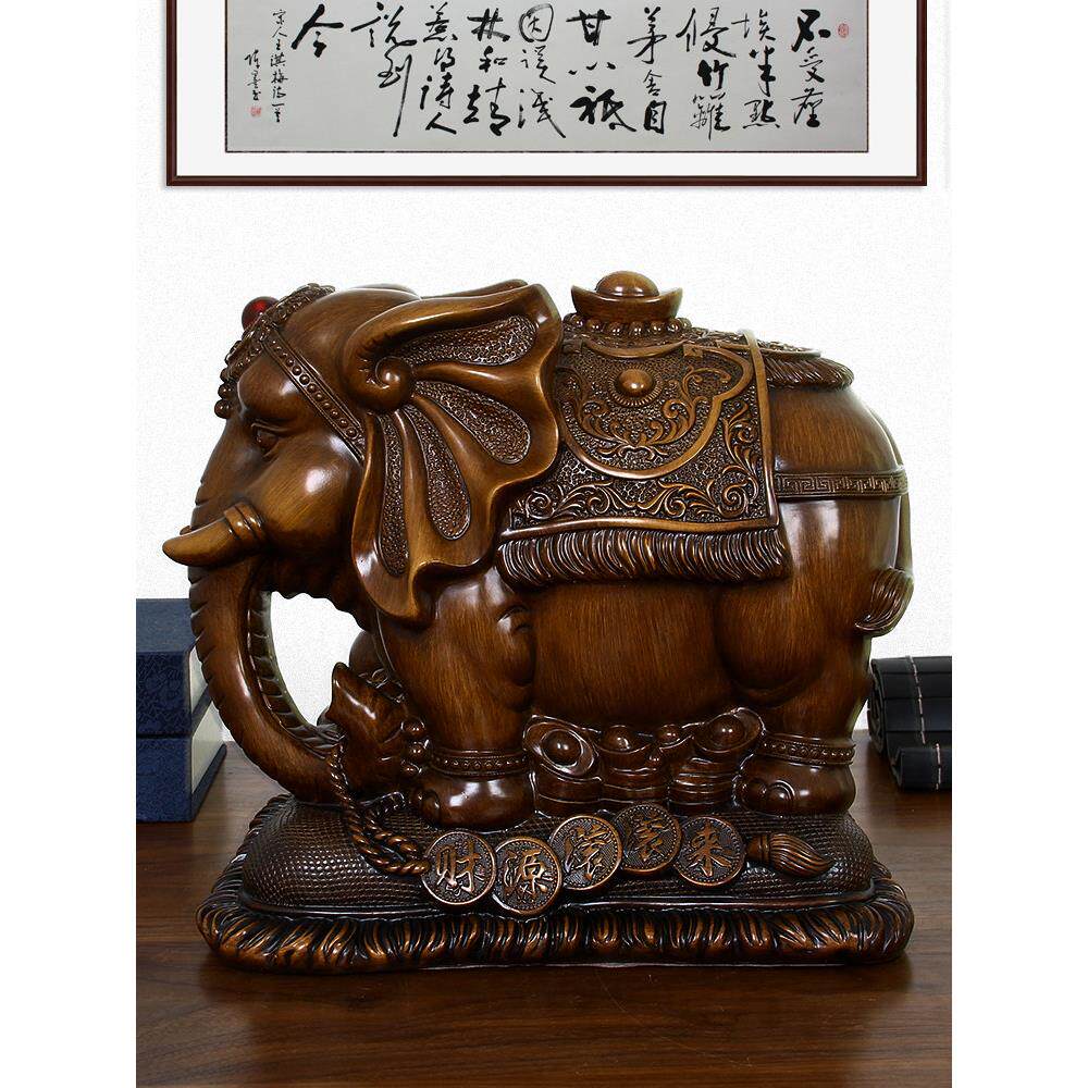大象储钱罐大型带来财富和宝藏创意储钱装饰品2022新款轻奢祇进不