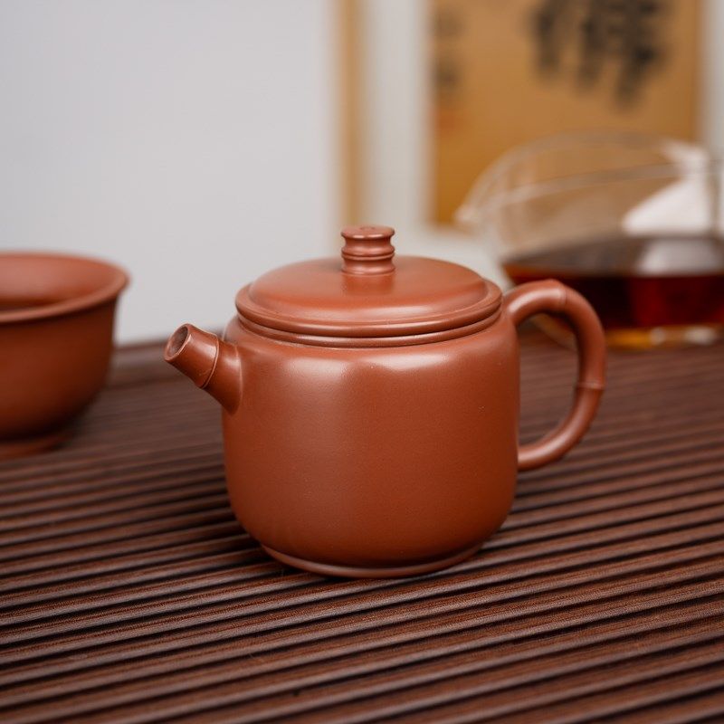 钦州坭兴陶茶壶竹园壶名家纯手工家用中式原矿紫陶壶高端茶具,餐饮具,茶壶,淘宝优惠券,粉丝福利购,淘宝优惠卷