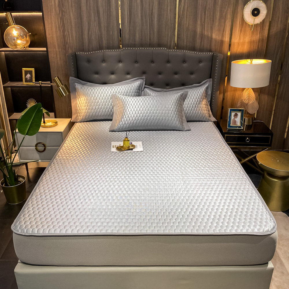 乳胶凉席三件套冰丝席床笠款床垫两用折叠式夏季清凉空调软席高端,床上用品,乳胶席,淘宝优惠券,粉丝福利购,淘宝优惠卷