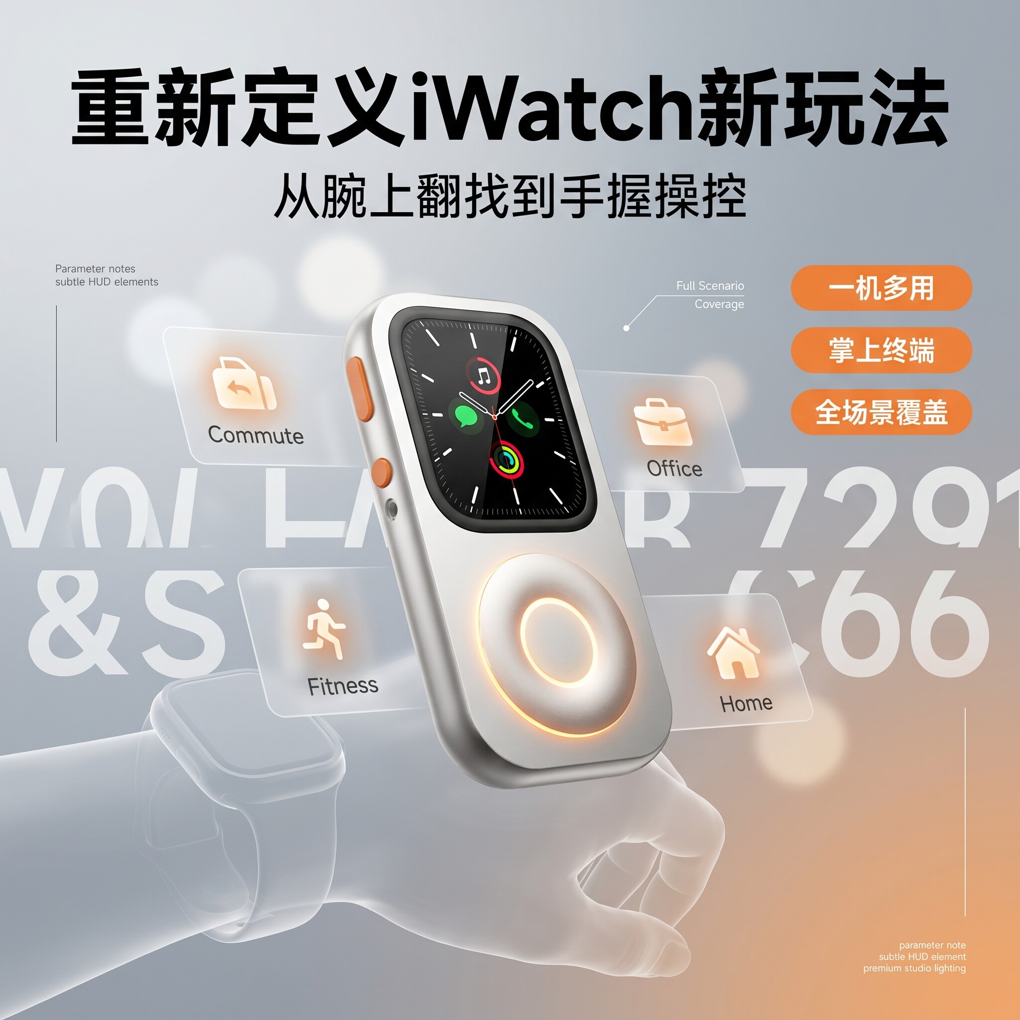 【iwatch变iPod】Repod智能外壳保护套铝合金套配件适
