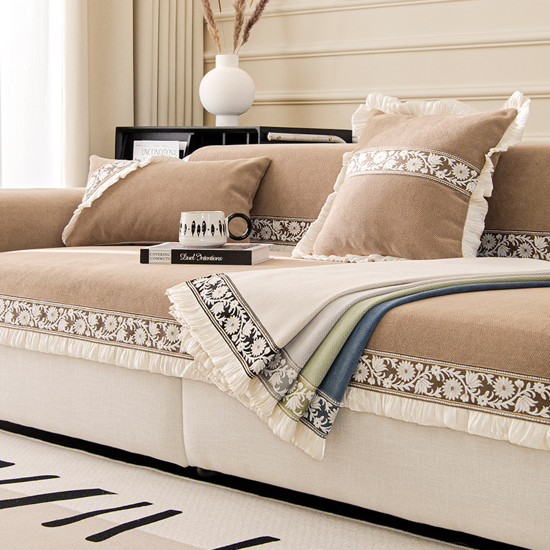 2023新款毛绒沙发垫冬季加厚保暖坐垫子现代客厅皮沙发套罩盖布巾,居家布艺,沙发垫,淘宝优惠券,粉丝福利购,淘宝优惠卷