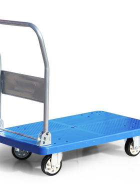 DM折叠手拉车小手推车平板车拖车拉货车 搬运车静音送货家用四轮