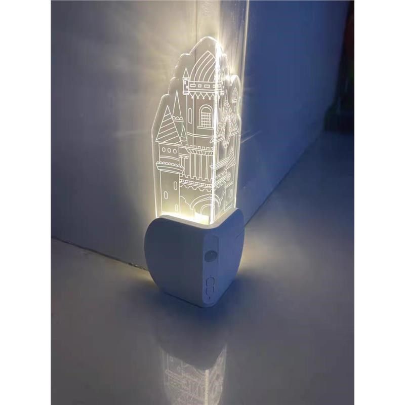 城堡小夜灯护角条护90度墙角保护防撞氛围灯客厅转角感应灯睡眠灯,家装灯饰光源,感应灯,淘宝优惠券,粉丝福利购,淘宝优惠卷