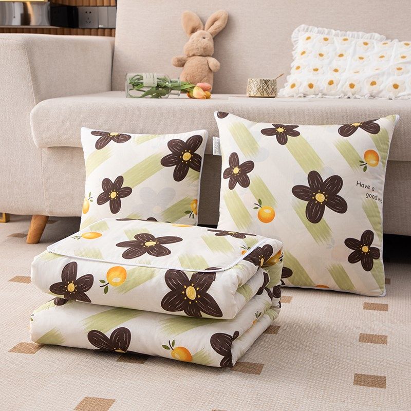 全棉多功能二合一抱枕被车载折叠靠垫腰靠沙发午休空调被午睡毯子,居家布艺,抱枕被,淘宝优惠券,粉丝福利购,淘宝优惠卷