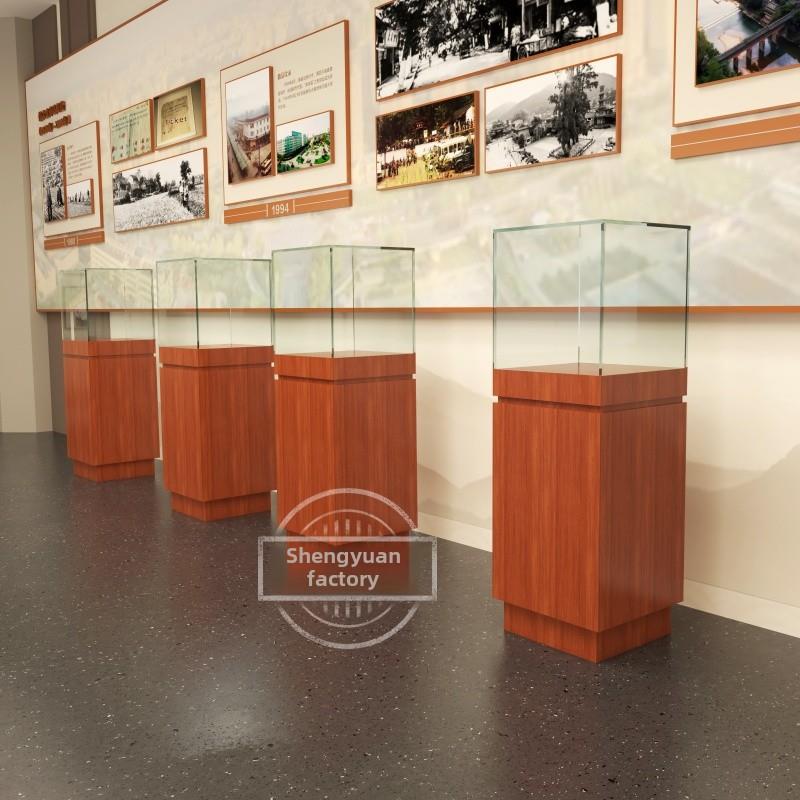 玻璃展示柜古董瓷器珠宝柜台奇石雕像柜展览柜展台博物馆文物展柜