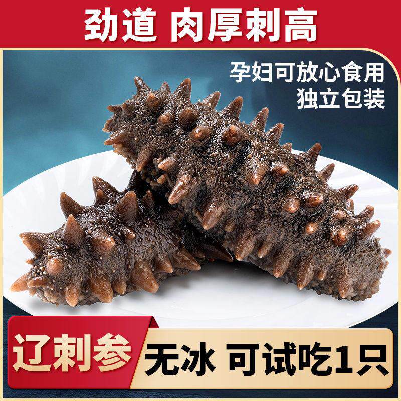 大连即食海参辽参野生海参海生鲜食500g独立装袋非鲜活礼盒装海渗