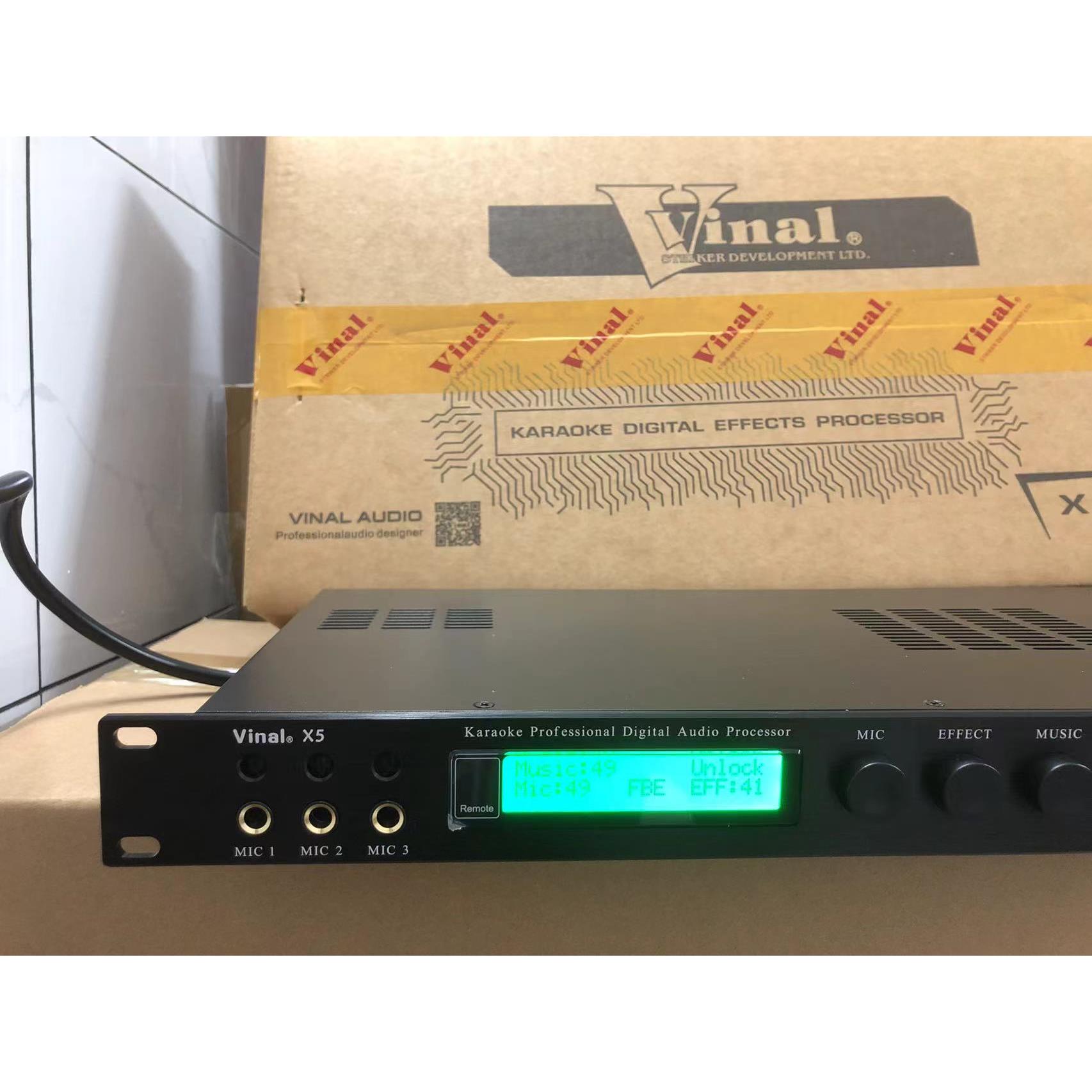 急售Vinal/韵乐X5前级数字效果器麦克风专业DSP音频处理器防啸叫