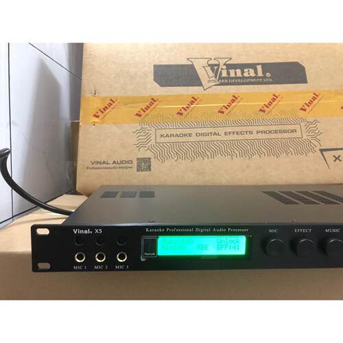 急售Vinal/韵乐X5前级数字效果器麦克风专业DSP音频处理器防啸叫