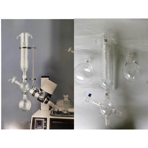 2L旋转蒸发器RE-52A/52C/52CS亚荣阱式蛇形冷凝管夹层加冰冷凝管