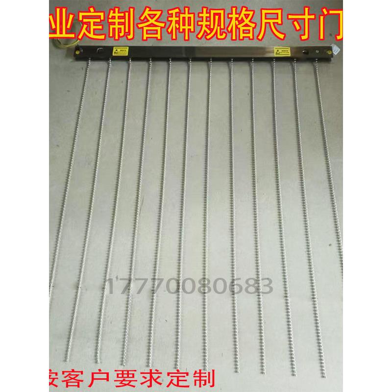 厂家直销防静电门帘304不锈钢珠帘静电消除挂帘工业用导静电门帘