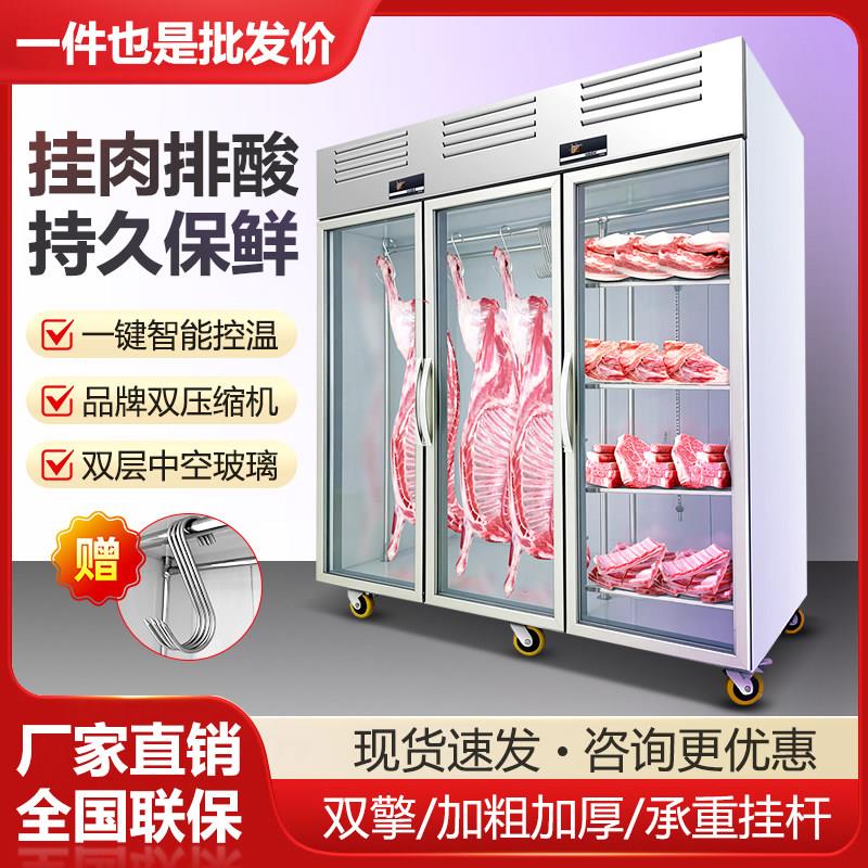 挂肉柜商用冷藏保鲜大承重展示柜牛羊肉鲜肉展示柜立式排酸吊肉柜