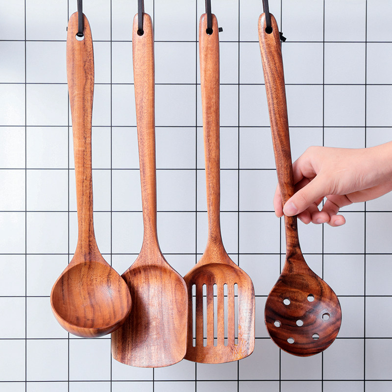 环保防烫家用木锅铲长柄大弧度耐高温原实木不粘锅专用炒菜铲全套,厨房/烹饪用具,全套勺铲,淘宝优惠券,粉丝福利购,淘宝优惠卷