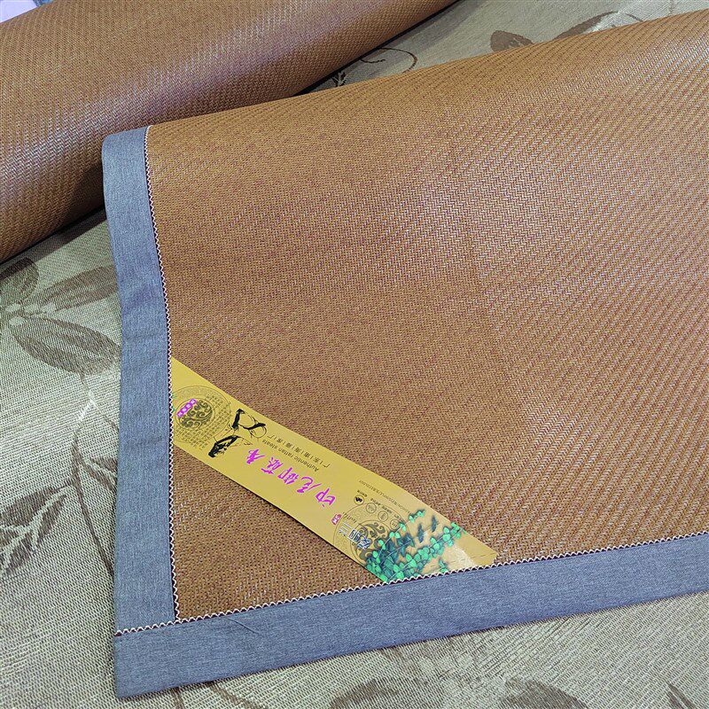 加厚藤席冰丝双人凉席1.5m1.8m可折叠空调席子1.2同m单人学生宿舍,床上用品,藤席,淘宝优惠券,粉丝福利购,淘宝优惠卷