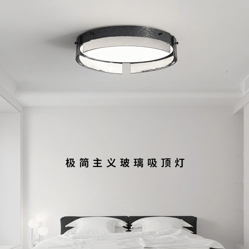 全铜轻奢后现代意式极简吸顶灯