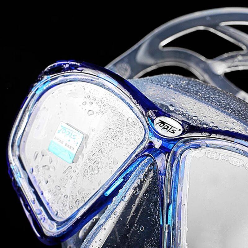 高清防雾近视潜水镜浮潜三宝套装浮潜平光面罩一体护鼻泳镜装备