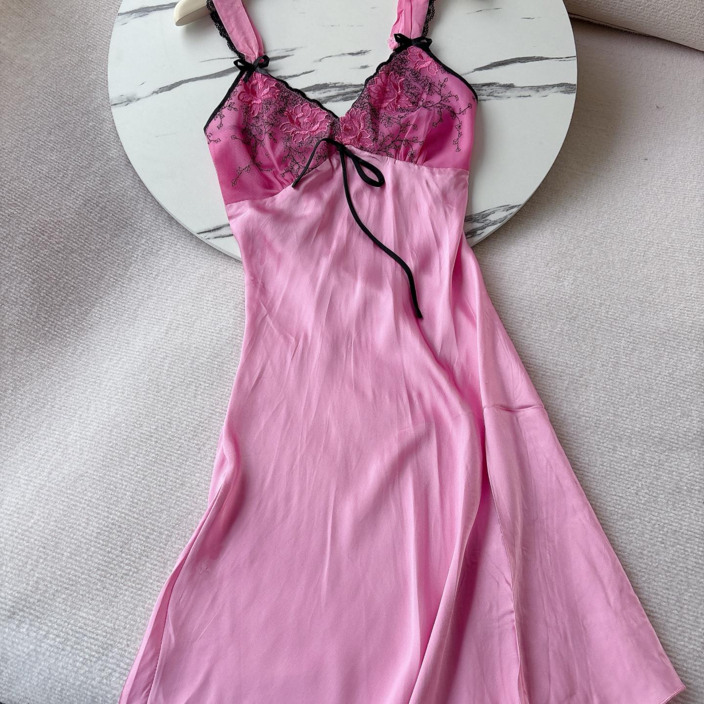 微瑕居家服集合链接！女士夏季真丝素绉缎睡裙睡衣睡裤桑蚕丝吊裙