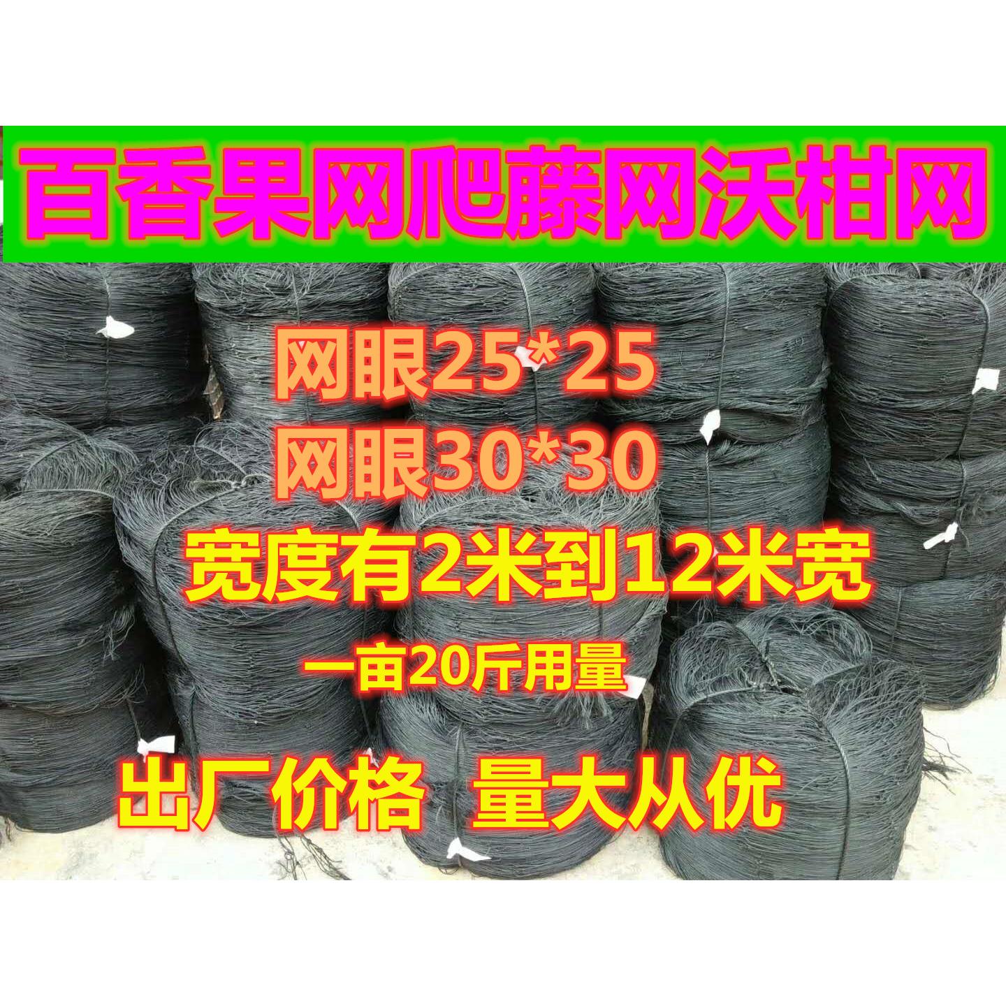 百香果网百香果搭架专用爬藤网棚架网搭棚网架子网瓜果沃柑吊果网
