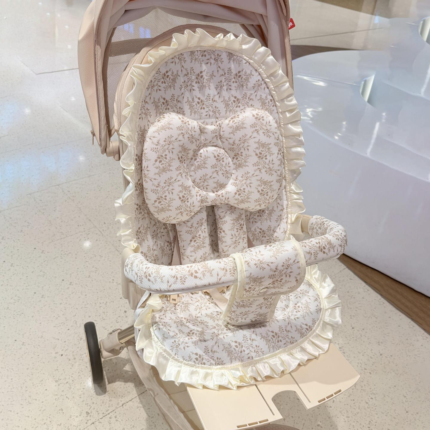 婴儿车凉席通用夏季宝宝坐垫通风透气遛娃神器安全座椅专用凉垫